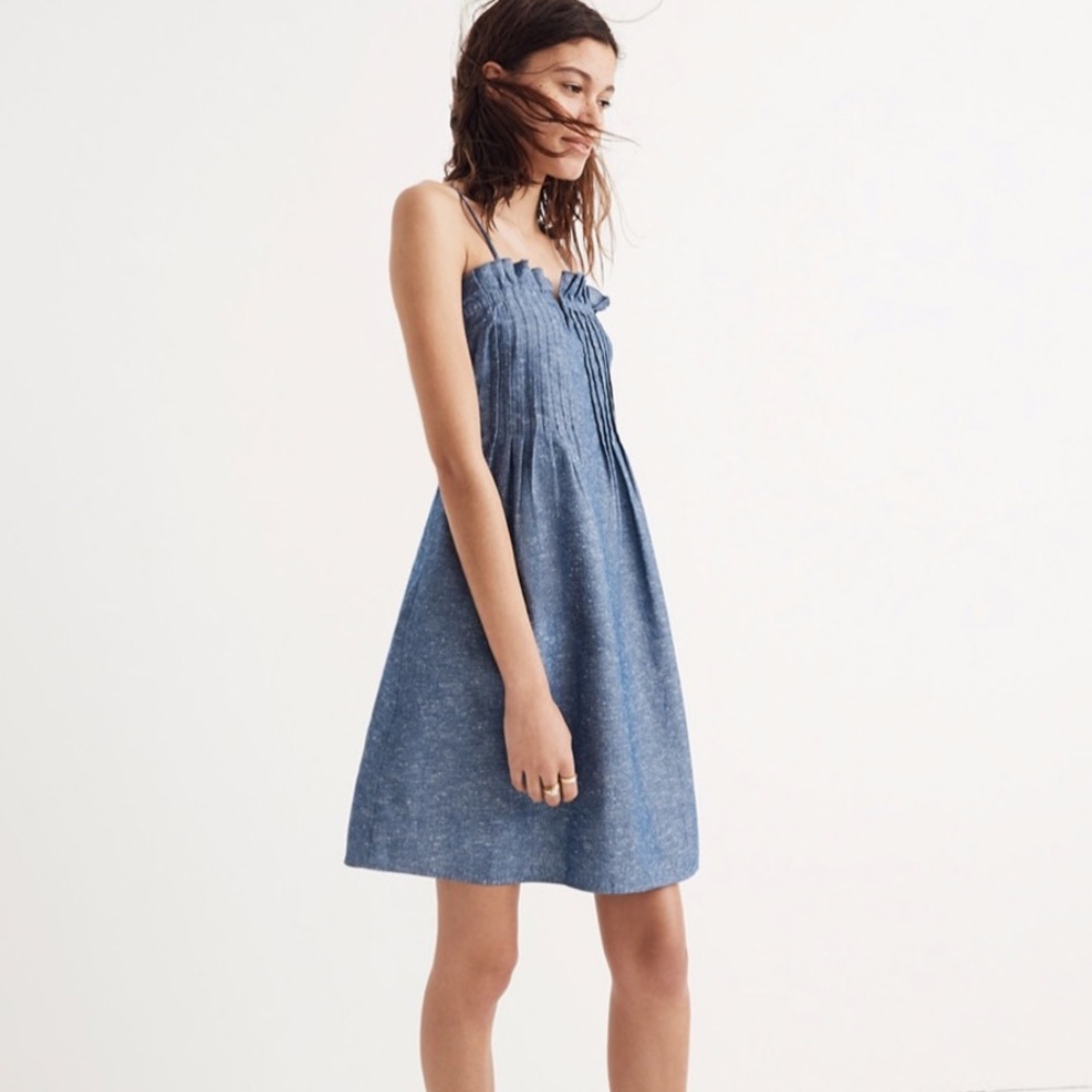 Madewell Pintuck dress